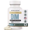 Swiss Activa+ Labs DIM Suplemento – Nueva Fórmula – Equilibrio hormonal para Mujeres y Hombres – Suplemento Estrógeno para Mujeres y Hombres– apoya los síntomas de acné hormonal y menopausia – 60 días de suministro