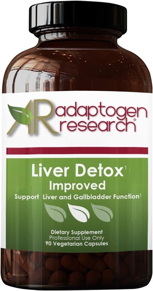 Liver Detox Mejorado ← Liver &amp; Gallbladder Support ⋅ Ox Bile + Milk Thistle + Beet Powder + Artichoke TEN 90 Vegetarian Capsules ← Por Adaptogen Research Pharmaceutical Grade
