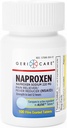GeriCare Naproxen Sodium Tablets, 220mg (100 conteo)- Alivio de Dolor Extrafuerte de NSAID para dolor de cabeza, artritis, dolores musculares, calambres menstruales-naproxen reductor de película antiinflamatorio