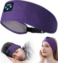 Auriculares para dormir Voerou Bluetooth Headband - Auriculares para dormir inalámbricos ajustables con batería degradada, Regalos técnicos para hombres mujeres dormidas laterales Oficina Nap, Viajes, yoga, entrenamiento, Meditación