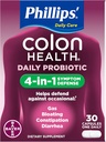 Suplemento Probiótico de Salud Colon de Phillips - 30 cápsulas, paquete de 6