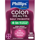 Suplemento Probiótico de Salud Colon de Phillips - 30 cápsulas, paquete de 6