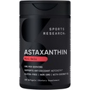Sports Research® Icelandic Astaxanthin 6mg with Organic Coconut Oil - Antioxidant Supplement for Skin & Eye Health - Soy Free · Non-GMO · Gluten Free - 120 Softgels