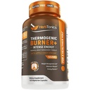 Herbtonics Thermogenic Supplement | Metabolic Health & GLP-1 Support for Men & Women | Clean Energy & Mental Focus | ACV, Green Tea Extract & Caffeine | 120 Veg Capsules