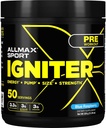 ALLMAX IGNITER Sport, Blue Raspberry - 330 g - Pre-Workout Formula - con Caffeine, L-Citrulline, L-Arginine, Creatine & Beta Alanine - Hasta 50 Servings