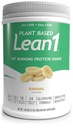 Lean1 Polvo de proteína de base vegetal, sustitución de la comida, sabor de plátano, 15