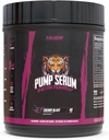 Suplementos enormes Pump Serum, Stim Free Pre Workout y Nitric Oxide Booster to Enhance Focus, Pumps, Fulness with No Caffeine, L-Citrulline, GlycerPump, L-Tyrosine, Nitrosigine (Cherry Blast)