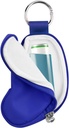 Beautyflier Asthma Inhaler Case Holder Travel Handy Mini Bag for Adults and Kids, Does Not Include Inhaler (Blue)