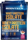 BODYTECH Whey Protein Isolate Powder - Fruity Cereal (Twelve 1.04 oz. Packets)