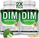Suplemento de Dim 910 mg Plus Complejo BioPerine - Diindolylmetano para apoyar el equilibrio hormonal y el metabolismo estrógeno, ayuda con el acné de la menopausia PCOS Mejor creación de cuerpo de la piel, para hombres mujeres, 60 cápsulas