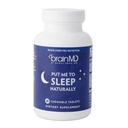 BRAINMD Dr Amen Put Me To Sleep Naturally - 90 Chewable Tablets - with Melatonin, L-Theanine, Magnesium, GABA, Vitamin B6 & 5-HTP - Gluten Free - 45 Servings