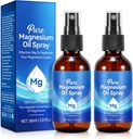 Pulverizador de aceite de magnesio puro, Óleo de magnesio óptico con aceite de cloruro de magnesio concentrado 4 fl oz