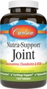 Carlson - Nutra-Support, Glucosamine Chondroitin &amp; MSM, Función Conjunta, Soporte de cartílago y bienestar óptimo, 120 tabletas