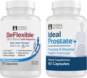 Therabotanics BeFlexible Ultra Joint Support Suplemento y Ideal Prostate Powerful Prostat Suplemento para Hombres Bundle