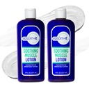 EPSOM-IT Soothing Muscle Lotion - Epsom Salt Magnesium Sulfate Cream Arnica for Muscle Stiffness, Topical Magnesium Lotion, Provide Comfort for Legs, Knee and Feet, 8.0 oz., 2-Pack