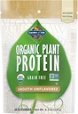 Jardín de Vida Planta Orgánica Proteína Smooth Desarrollado Polvo, 10 Servings - Vegan, Grain Gratis &amp; Gluten Free Plant Based Protein Shake, 1B CFU Probiotics & Enzymes, No Sugar o Stevia, 15g Protein