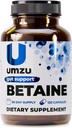 UMZU Betaine HCl Suplemento Silencio Apoyo Digestivo, Gastric Comfort, Nutrient Absorption " Cardiovascular Support peru Natural Digestion " Gut Health Aid (120 Capsules)