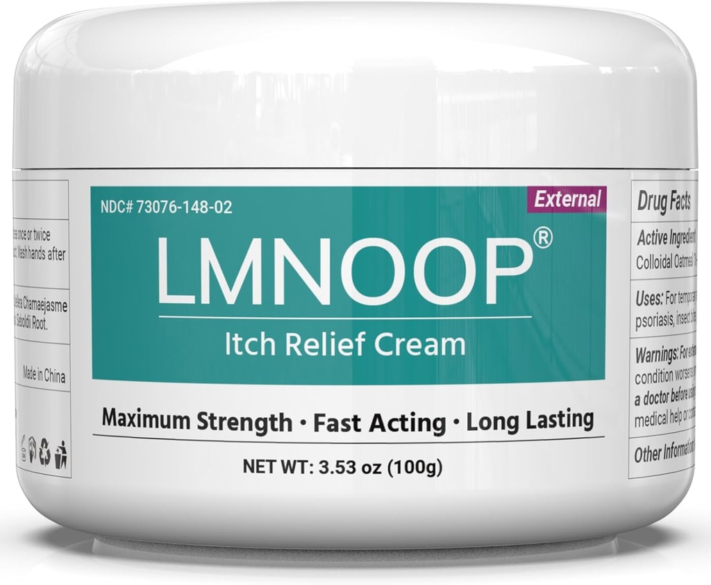 Anti Itch Cream, Extra Strength Anti-Itch Ointment, Alimenta Rashes and Itching Caused by Insect Bites, Sunburns, Pet Hair, Dust Contact Allergies, Poison Ivy, Poison Oak y Poison Sumac 3.53OZ