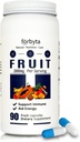 Suplemento de frutas – Cápsulas integrales de frutas de base alimentaria – Soporte Antioxidante natural – Rico en vitaminas esenciales – No Gluten-Free – 90 cápsulas