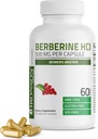Bronson Berberine As Berberine HCI Berberis Aristata 500mg Por Vegetarian Capsule Non-GMO, 60 Vegetarian Capsules