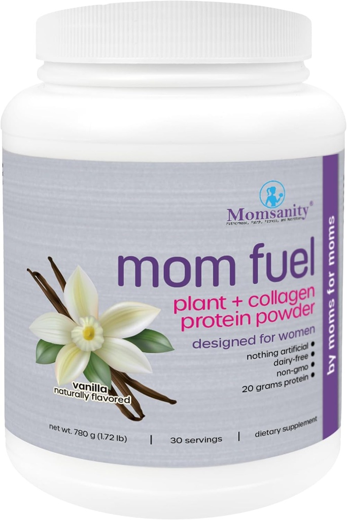 Reemplazo de proteína sin lácteos para mujeres - Planta &amp; Collagen Protein Blend ← 20g Protein (Vanilla)