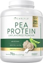 Carlyle Pea Protein Powder 7lb ← Desarrollado Silencio 29G Protein Silencio para Hombres y Mujeres