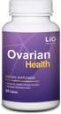 Salud Ovárica LIG - Suplemento Natural (60 Tabletas) - Ciscos Ováricos Arrugados - Niveles de hormonas de equilibrio - Mantener la salud ovárica - Flor de la mama