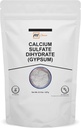 100% Pure Calcio Sulfato Dihydrate (Grado de Alimentos) - Pólvora Gypsum para Hornear, Tratamiento de Agua y formulaciones cosméticas 0,5 libras / 227 g