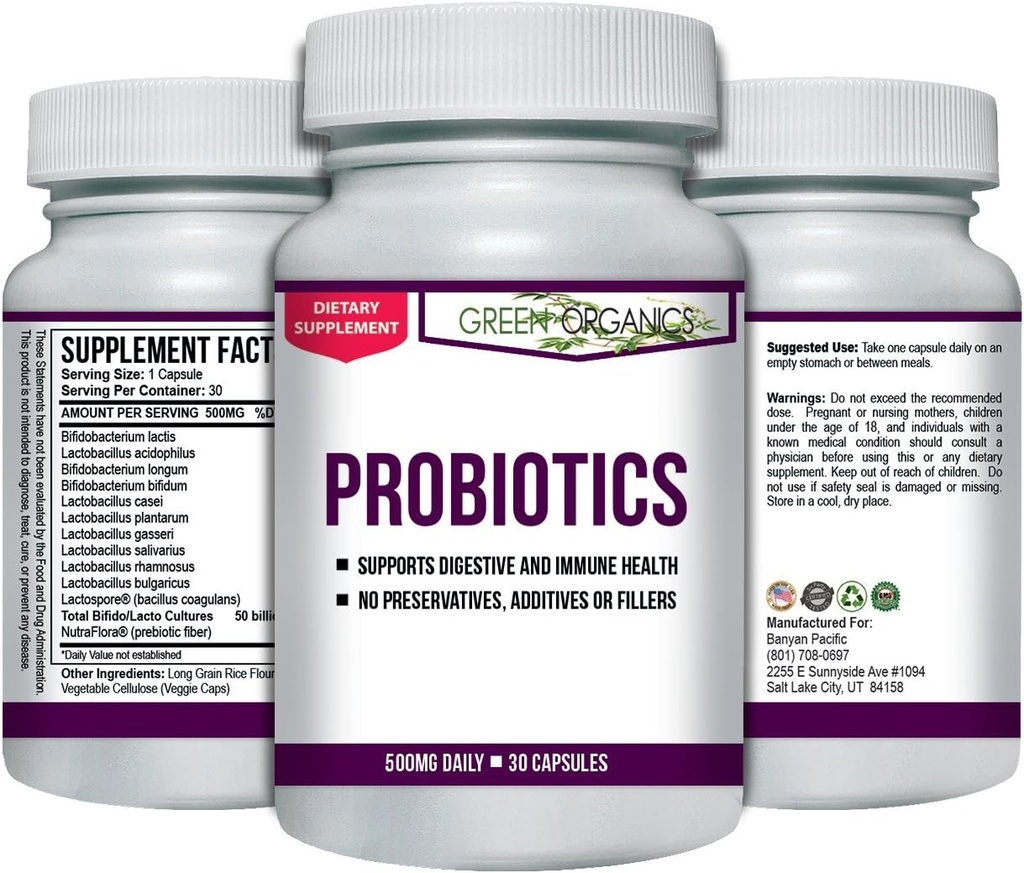 Probióticos avanzados - Apoya la Salud Digestiva e Inmunitaria