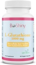 L Glutathione Skin Lightening Brightening Pills 1000 mg Antioxidante Envejecimiento para apoyar la salud del hígado " Detox Ayuda Inmune " Función cerebral Reducir los daños radicales veganos 60 cápsulas