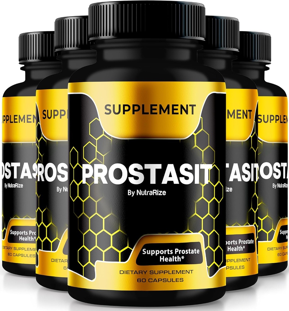 (5 Pack) Prostasit Capsules, All Natural Premium Formula to Support Prostate Heath, Suplemento Oficial de Salud y Bienestar, Prosta Sit Pastillas Reseñas (300 cápsulas)