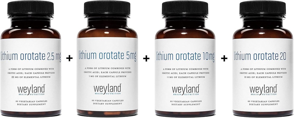 Litio Orotate 2.5mg + 5mg + 10mg + 20mg