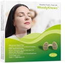 WoodyKnows 3 Filtros de Nasal con 12 pares de filtros de repuesto, modelo 2024, ayuda de alergias estacionales y de polvo (large, 3 filtros + 12 repuestos)