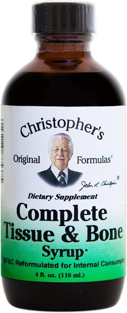 Dr Christopher's Formula Complete Tissue and Bone Syrup, 4 Ounce