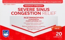 Rite Aid Severe Sinus Medicine and Nasal Decongestant, Maximum Strength - 20 Caplets peru Sinus Relief ← Pain Relief ← Multi-Symptom Cold and Flu Medicine ← Severe Cold & Sinus Medicine for Adults