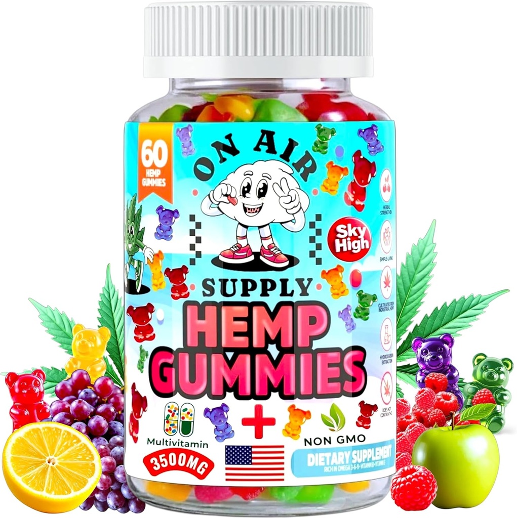 Mangas de cáñamo - Potencia extra - 3500MG para el alivio de la tensión del dolor, mezcla de sabor de cáñamo natural Extracto para el sueño, la ansiedad, la calma &amp; soporte conjunto -Gluten-Free Bites - Made in USA