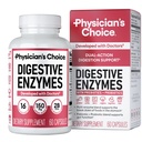 Enzymes Digestivos de la CHOICE de Physician - Multi Enzymes, Prebióticos Ecológicos " Probióticos para la Salud Digestiva " Salud Gut - Tiempo de Comida Alivio de la Mosacia " - Enfoque de Acción Dual - 60 TC