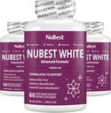 NuBest White - apoya la piel hermosa y radiante con Glutathione, extracto de esteto de leche, L-Cysteine, hierbas preciosas y vitaminas (3 Pack)