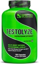 Especies Nutrición Testolyze Natural Testosterone Booster, Hecho con 1250mg Tribulus, DIM, Indole 3 Carbinol, Saw Palmetto, T Booster, Suplemento para Bodybuilding, Aumento Libido 180 Caps