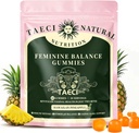 Premium Feminine Balance Gummies for Women's Health – Hawai Pineapple Flavor, soporta Vitality & Gut Health (New Packaging)