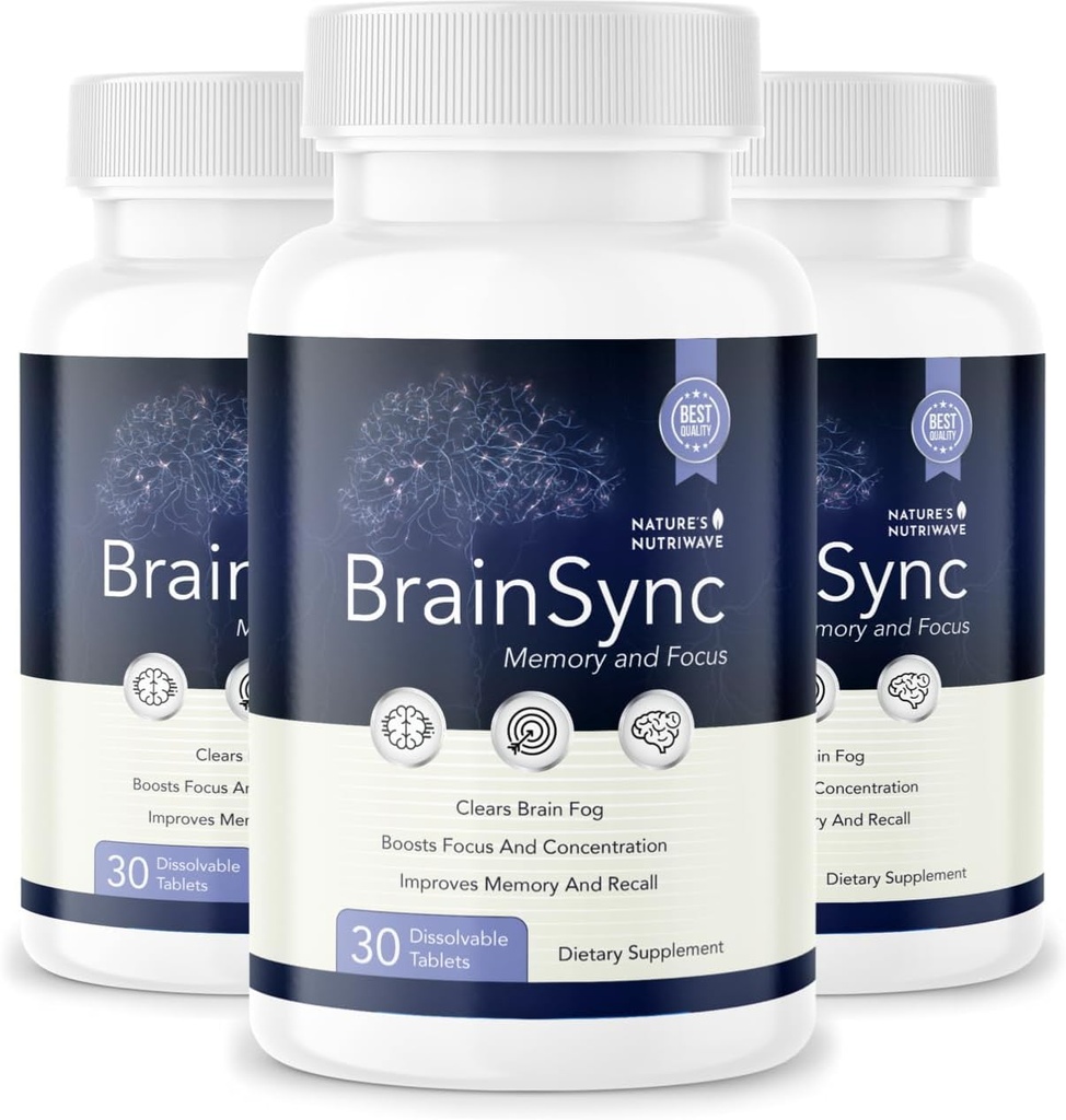 Suplemento probiótico BrainSync – apoya el equilibrio entre bienestar diario y cerebro – 3.6 millones de coronas – 30 tabletas dissolvables, 3 meses de suministro