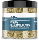 Elementos terrestres Cissus Quadrangularis 200 capsules, Puro " Undiluted, No Additives