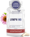 Lymph MD - Lymphatic Drainage Supplement - with Bromelain, Echinacea, Burdock Root, Dandelion, Rutin, Kelp & More - Lymph System Support for Women & Men - 60 Capsules