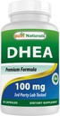 Mejores Naturales DHEA 100mg Suplemento 60 cápsulas - Soportes Niveles de hormona equilibrados para hombres &amp; mujeres - promueve el envejecimiento saludable - EE.UU. Fabricado