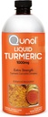 Curcumina de Turmérica Líquida Qunol con Pepper Negro, Suplemento Turmérico 1000mg, Fuerza Extra, Salud Conjunta, 60 Servimientos, 30.4 fl oz