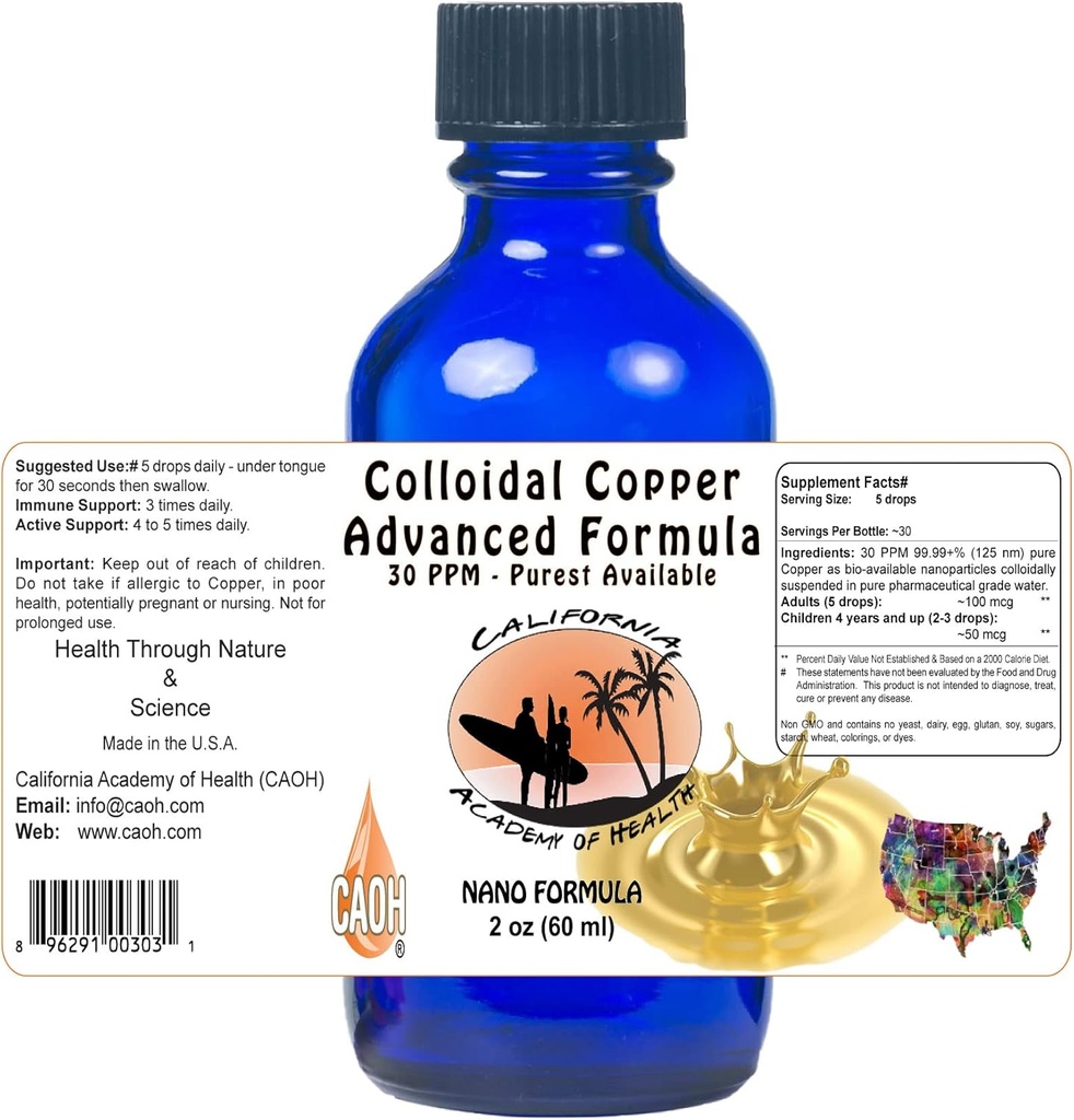 Cobre Colloidal 2 oz de CAOH