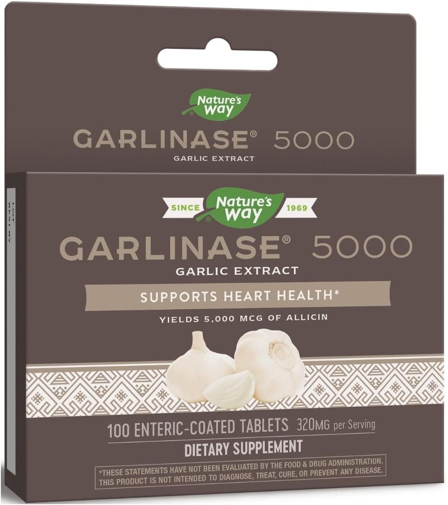 Camino de la naturaleza Garlinase Fresh, 100 Tablets