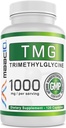 MAAC10 TMG 1000MG NSF Suplemento certificado ← Trimetilglycine o Betaine Anhydrous  durable Methylation, Homocysteine y Liver Support (120 Capsules)