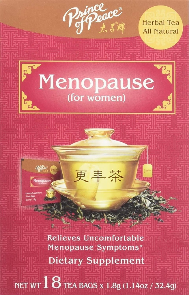 Prince of Peace® Menopause Herbal Tea 18 Bolsas