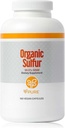 PURE Silencio Orgánica Sulfur MSM  180 Capsules ← Premium MSM Powder for Joint Health TEN MSM Powder for Hair Growth and for Enhanced Health of Hair, Skin, and Nails ANTE Vegan, Non-GMO, and Gluten Free